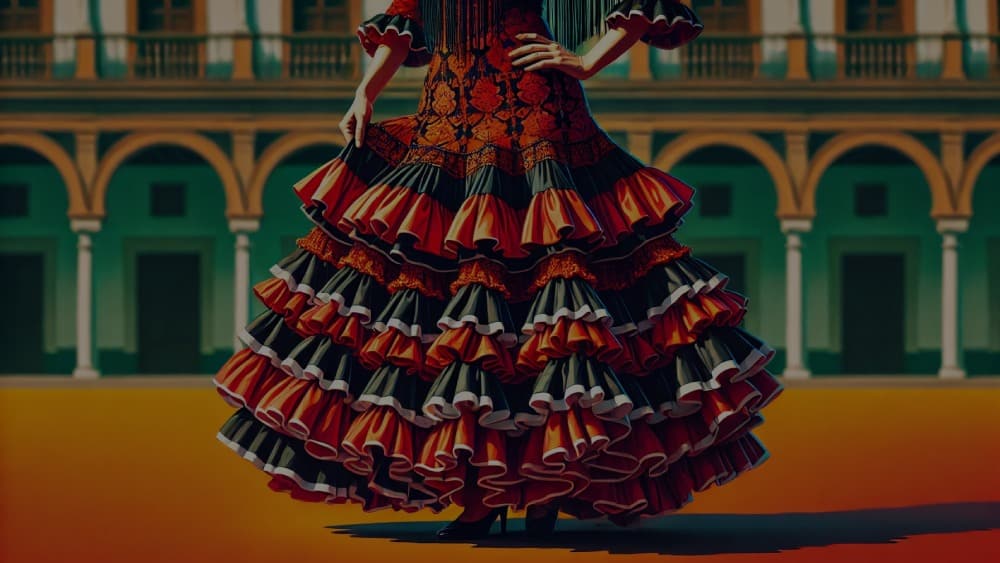 falda de flamenca